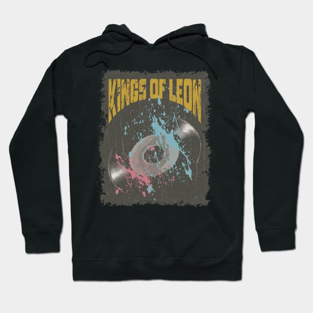 Kings of Leon Vintage Vynil Hoodie by K.P.L.D.S.G.N